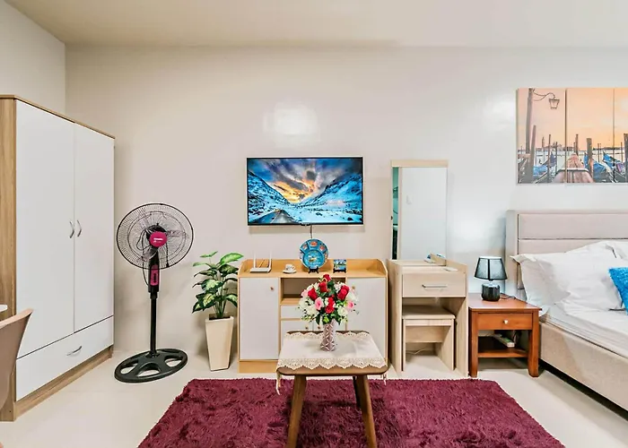 아파트 Coho The Hermosa - Staycation Unit And Balcony View With Swimming Pool And Open Court Access 마닐라
